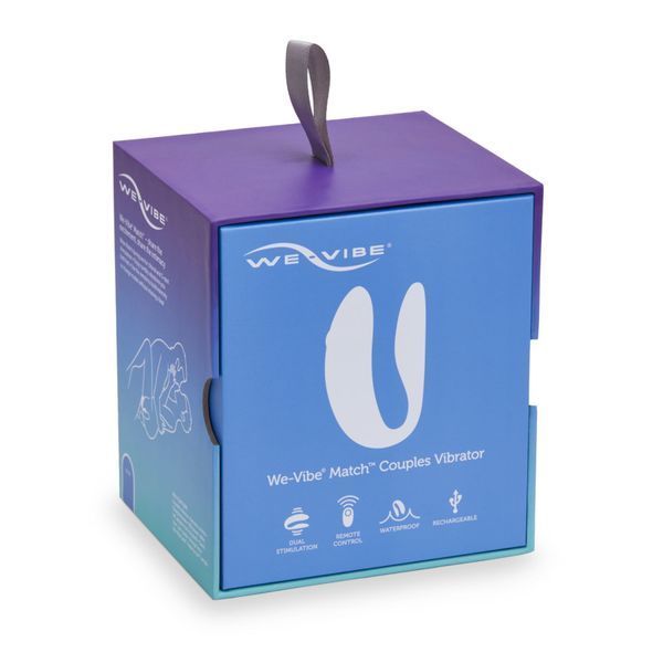 Вібратор для пар We-Vibe Match з пультом ДК SO2052 фото - купити в секс-шопі Чорний Кролик