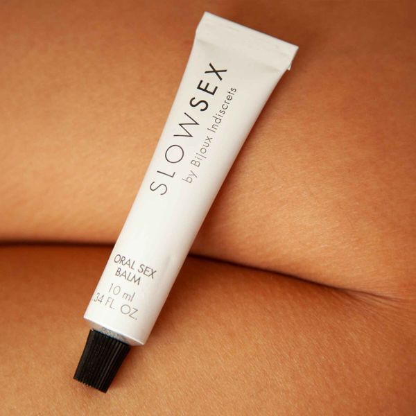 Стимулювальний бальзам для мінету Bijoux Indiscrets Slow Sex Oral sex balm SO5902 фото - купити в секс-шопі Чорний Кролик