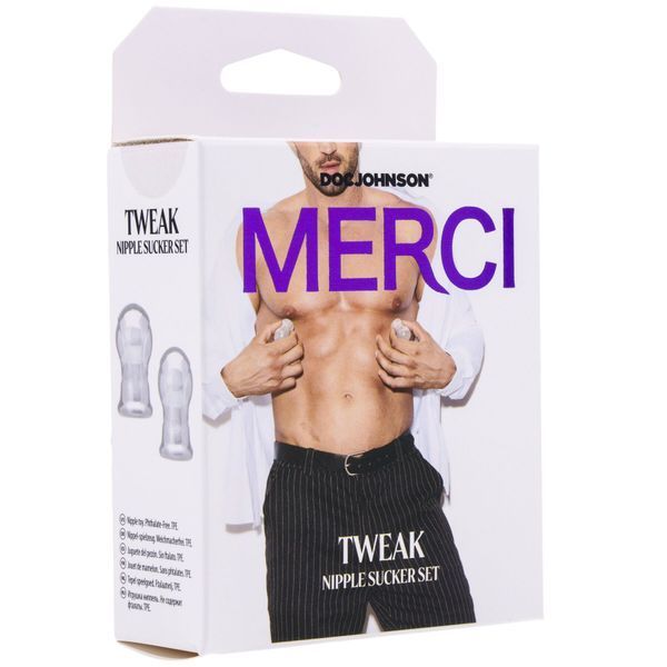 Присоски для сосків Doc Johnson Merci - Tweak - Nipple Sucker Set SX2540 фото - купити в секс-шопі Чорний Кролик