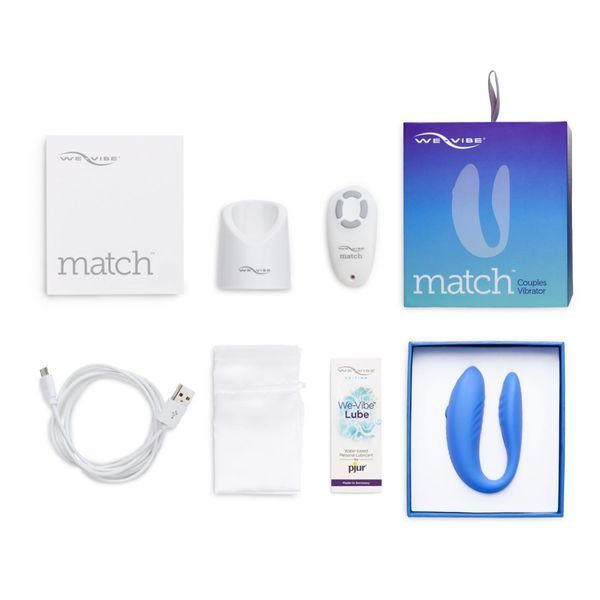 Вібратор для пар We-Vibe Match з пультом ДК SO2052 фото - купити в секс-шопі Чорний Кролик