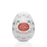 Мастурбатор-яйце Tenga Egg Boxy з геометричним рельєфом SO5488 фото - купити в секс-шопі Чорний Кролик