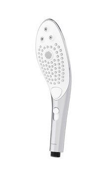 Насадка-стимулятор для душу 2в1 Womanizer Wave Chrome, масажер для інтимних зон SO8765 фото - купити в секс-шопі Чорний Кролик