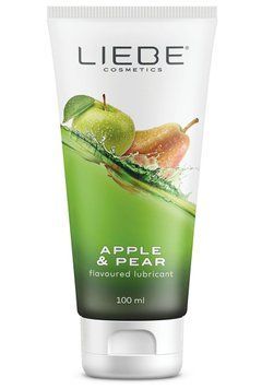 Лубрикант на водній основі Liebe Lubricant Apple & Pear 100 мл SX1590 фото - купити в секс-шопі Чорний Кролик