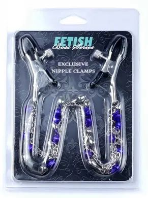 Затискачі для сосків Fetish Boss Series - №2 Exclusive Nipple Clamps, BS6100010 BS6100010 фото - купити в секс-шопі Чорний Кролик