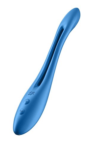 Універсальний гнучкий вібратор для пар Satisfyer Elastic Game Dark Blue SO8496 фото - купити в секс-шопі Чорний Кролик