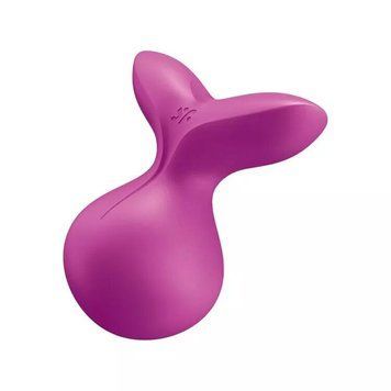 Мінівібромасажер Satisfyer Viva la Vulva 3 Violet SO7787 фото - купити в секс-шопі Чорний Кролик