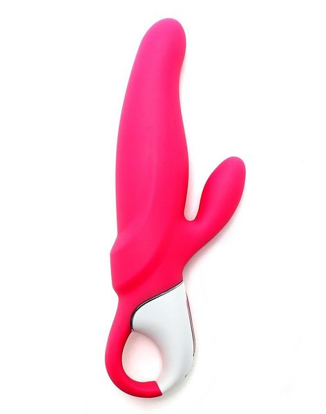 Потужний вібратор-кролик Satisfyer Vibes Mr. Rabbit, два мотори, літій силікон, 12 режимів роботи SO2199 фото - купити в секс-шопі Чорний Кролик