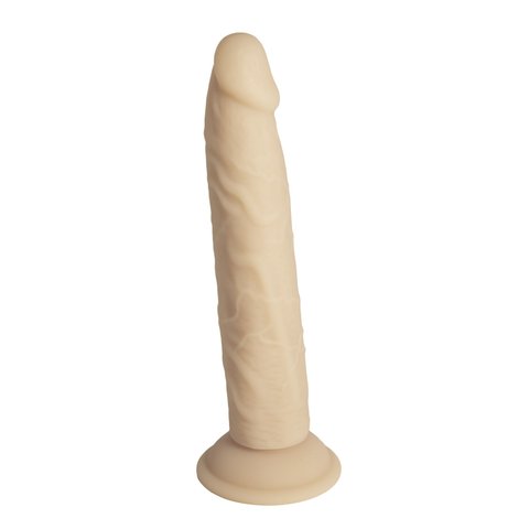 Фалоімітатор Naked Addiction – 9” Silicone Dual Density Bendable Dildo - Vanilla SO8906 фото - купити в секс-шопі Чорний Кролик