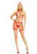 Костюм медсестри Leg Avenue 2PC Vegan Leather Nurse Harness Teddy and Headband Red M, шапочка SX1717 фото 8