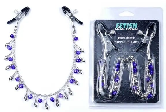 Затискачі для сосків Fetish Boss Series - №2 Exclusive Nipple Clamps, BS6100010 BS6100010 фото - купити в секс-шопі Чорний Кролик