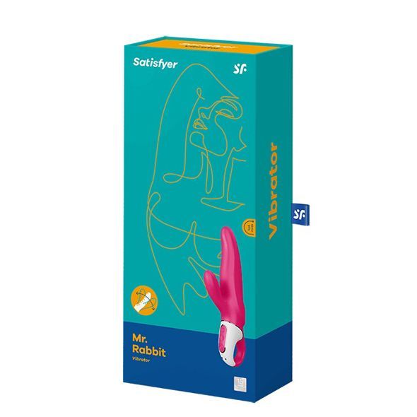 Потужний вібратор-кролик Satisfyer Vibes Mr. Rabbit, два мотори, літій силікон, 12 режимів роботи SO2199 фото - купити в секс-шопі Чорний Кролик