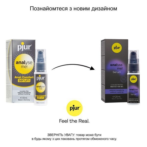 Розслаблювальна анальна сироватка pjur analyse me! Serum 20 мл, утворює плівку, без анестетиків PJ12100 фото - купити в секс-шопі Чорний Кролик