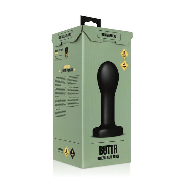 Анальна пробка BUTTR - Hammerhead Butt Plug SX2214 фото - купити в секс-шопі Чорний Кролик