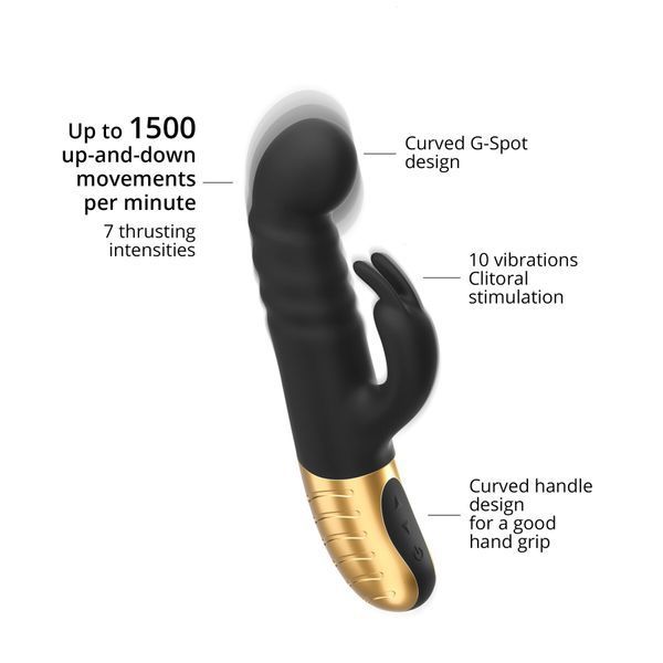 Вібратор Dorcel G-STORMER зі зворотно-поступальним рухом голівки SO2842 фото - купити в секс-шопі Чорний Кролик