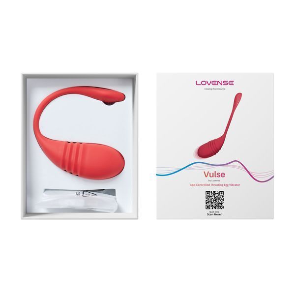 Смарт-віброяйце Lovense Vulse (Thrusting Egg Vibrator) SO8792 фото - купити в секс-шопі Чорний Кролик