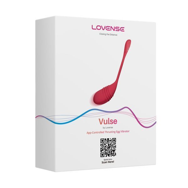 Смарт-віброяйце Lovense Vulse (Thrusting Egg Vibrator) SO8792 фото - купити в секс-шопі Чорний Кролик