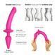 Анальна пробка з дилдо 2в1 Strap-On-Me SWITCH PLUG-IN DILDO Fuchsia L, діаметр 4,5/3,4 см SO6829 фото 2