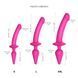 Анальна пробка з дилдо 2в1 Strap-On-Me SWITCH PLUG-IN DILDO Fuchsia L, діаметр 4,5/3,4 см SO6829 фото 4