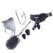 Набір для домінування LOCKINK SEVANDA Objectification Bathroom Set, маска та 4 насадки SX0894 фото 1