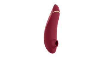 Вакуумний кліторальний стимулятор Womanizer Premium 2 - Bordeaux, функції Autopilot та Smart Silence SO8750 фото - купити в секс-шопі Чорний Кролик
