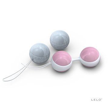 Набір вагінальних кульок LELO Beads Mini, діаметр 2,9 см, змінне навантаження, 2х28 та 2х37 г SO8083 фото - купити в секс-шопі Чорний Кролик