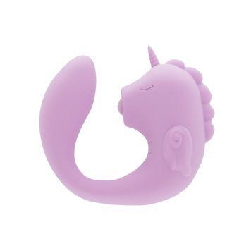 Вібратор-єдиноріжка Unihorn &ndash; C Horse &ndash; Marina Lilac, вагінально-кліторальна стимуляція, 2 мотори по 10 режимів SX2863 фото - купити в секс-шопі Чорний Кролик