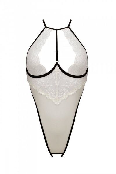 Боді з доступом Passion CHIKA BODY S/M, cream SO9696 фото - купити в секс-шопі Чорний Кролик