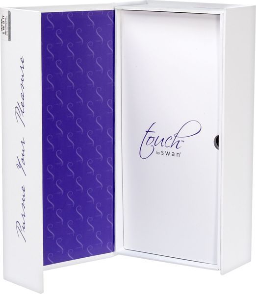 Вібратор-кролик Touch by SWAN - Trio Purple, сенсорне керування, ротація, діаметр 3,8 см SO7767 фото - купити в секс-шопі Чорний Кролик