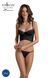 Комплект Passion KERRIA SET black, S/M, сітка+мереживо, бюстьє та стрінги SX0492 фото 1