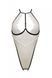 Боді з доступом Passion CHIKA BODY S/M, cream SO9696 фото 3
