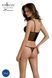 Комплект Passion KERRIA SET black, S/M, сітка+мереживо, бюстьє та стрінги SX0492 фото 2