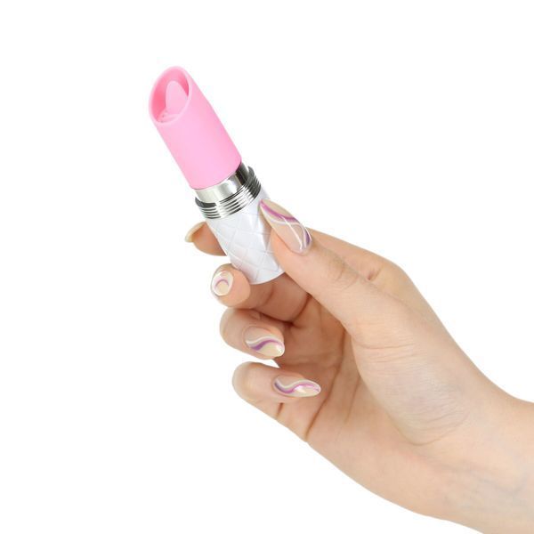 Вібратор Pillow Talk Lusty Luxurious Flickering Massager - Pink SO7751 фото - купити в секс-шопі Чорний Кролик