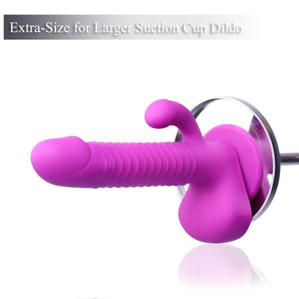 Кріплення для фалоімітаторів на присосці для секс-машин Hismith Suction Cup Adapter 4.5&Prime; KlicLok - S SO6220 фото - купити в секс-шопі Чорний Кролик