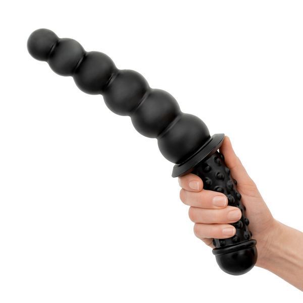 Анальний ланцюжок BUTTR - Akimbo Double Sided Anal Dildo SX2215 фото - купити в секс-шопі Чорний Кролик