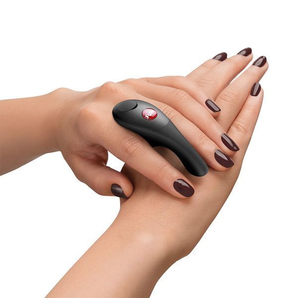 Вібратор на палець Fun Factory Be One Black SX4235 фото - купити в секс-шопі Чорний Кролик